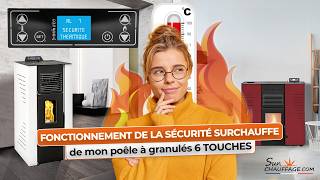 Comment fonctionne la sécurité surchauffe de mon poêle à granulés 6 touches [upl. by Ahsinal162]