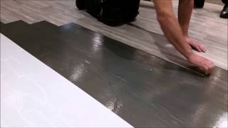 Pvc vloer leggen over linoleum [upl. by Norrag2]