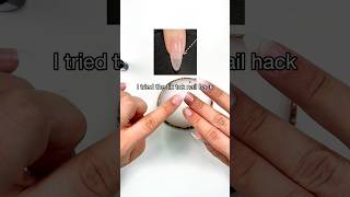 I Tried A Viral Tik Tok Nail Art Hack 🤦‍♀️😕 tiktokviral nailart naildesign [upl. by Millicent]