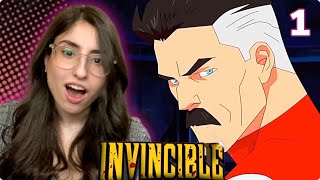 was not expecting that… INVINCIBLE EPISODE 1 REACTION [upl. by Hairam]