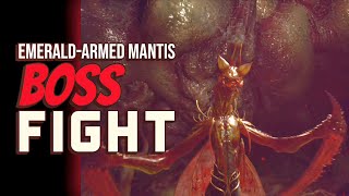 Black Myth Wukong  EmeraldArmed Mantis Boss Fight No Commentary Blind Gameplay Part 76 [upl. by Rufina181]