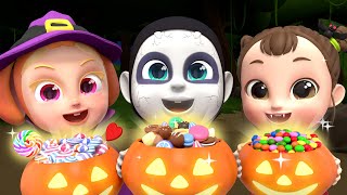 Knock Knock Trick or Treat  Happy Halloween Song 🎃  Wheels on the bus  Nursery Rhymes amp Kidsong [upl. by Caren]