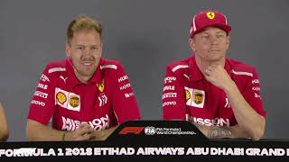 KImi Raikkonen calls Ocon and Verstappen BOYS 😂 [upl. by Prissie]