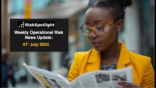 RiskSpotlight Weekly Operational Risk News Update 01st July 2024 [upl. by Anirehs]