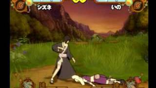 Narutimate Accel 2 Shizune vs TS Ino [upl. by Alik]