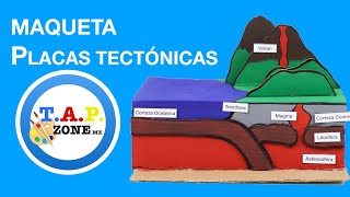 Como Hacer la Maqueta de las Placas Tectonicas  TAP ZONE Mx [upl. by Hamon]