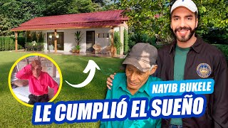 Abuelito le partió el corazón a Nayib Bukele ❤️🥺 No se esperaba esta respuesta tan inmediata [upl. by Anilehs]