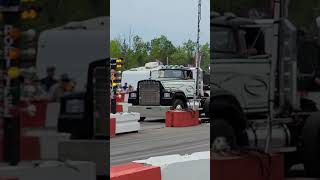 Doge bigrigs racing Bob Tale at Onaway Speedway [upl. by Corby]