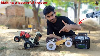 DIY powerful tractor with dc motor using pvc pipe [upl. by Colman16]