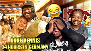 THEY CALLED DUKE DRUSKI FUTURE CAM NEWTON ampFANUM Duke Dennis 24 Hours In Germany  REACTION [upl. by Rahsab]