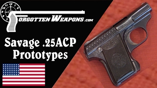 Savage 25 ACP Prototype Pocket Pistols [upl. by Aeet]