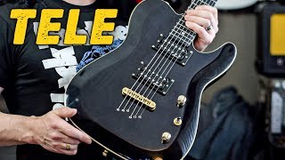 Beautiful Carved Top Telecaster at a GREAT PRICE Harley Benton TE40  Demo  Review [upl. by Arymas]