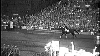 Hans Günter Winkler on Halla winning the Olympic Gold in Stockholm 1956 [upl. by Durand62]