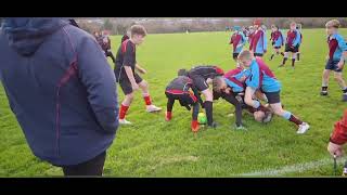 Gwent Is Coed v Caerleon Year 7 junior Rugby 11 years old Wing Scrum Half 5224 [upl. by Novihs]