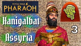 War Against The Mari  Total War Pharaoh Assyria Campaign with Ninurta of Hanigalbat [upl. by Ennaitak316]