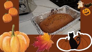 vlogtober 28  chill morning  pumpkin bread🍞🎃🍂 [upl. by Aylad]