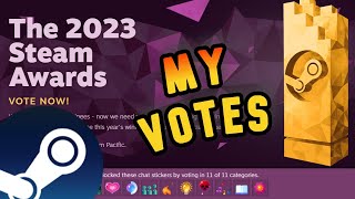 My Votes For The Steam Awards 2023 [upl. by Kcirted]