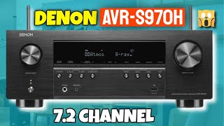 7 Channel Receiver  Denon AVRS970H 8K Ultra HD 72 Channel AV Receiver Review [upl. by Eiroj]