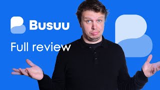 BETTER THAN DUOLINGO  Busuu Easy Language Learning App Review [upl. by Ycnej]