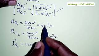 Grahams law of diffusion grahams law of effusion [upl. by Anurag]