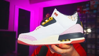 Jordan 3 quotVintage Floralquot Review  DHGate Shoes Review  Is DHGate a SCAM [upl. by Kaylee20]