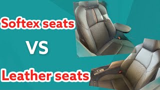 Softex VS leather interior What is the difference [upl. by Mcneil]