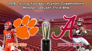 Clemson Vs Alabama 2018 National Championship Full Highlights [upl. by Eecal588]