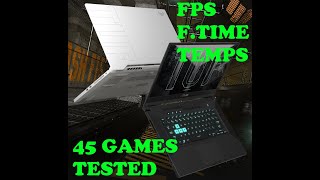 ASUS TUF Dash F15  RTX 3060  i711370H 16GB  45 Games Tested [upl. by Zitella]