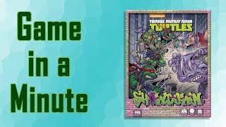 Game in a Minute Ep 80 Teenage Mutant Ninja Turtles Showdown [upl. by Rambort]