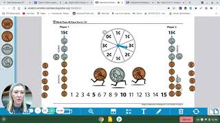 Kinder Math Unit 4 Module 4 Workplace 4E Race You To 15 Cents [upl. by Gnes]