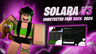 NEW Solara Byfron Bypass amp Keyless FREE  Exploit Roblox 2024  Best Roblox Executor PC [upl. by Lrigybab]