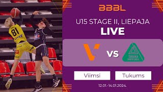 KK ViimsiKesklinna KKGAG vs Tukums  BBBL boys U15 [upl. by Aynam]