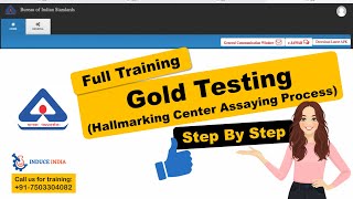 Hallmarking Center Assaying Process hallmarking bishallmark huid [upl. by Ashok]