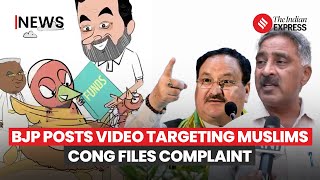 Karnataka Congress Files Complaint Against BJP Over Controversial Video Targeting Muslims [upl. by Roer647]