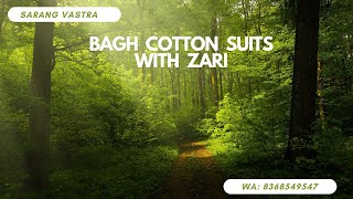 Bagh Cotton Suits with Zari WA 8368549547 [upl. by Selden]