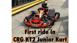 Mattao drives a CRG KT2 Junior kart [upl. by Becht891]