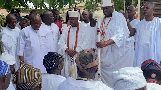 SPIRITUAL OBEISANCE TO THE OONI OF IFE BY IJOYE APA OTUN IFE HIGH CHEIFS [upl. by Kirwin]