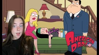 American Dad  Francine Best Moments REACTION [upl. by Ecahc]