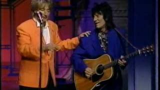 Rod Stewart sings Maggie May live on Letterman 1993 [upl. by Mahseh]