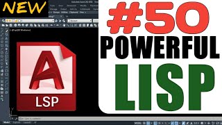 quot50 Powerful LISP AutoCAD Productivity  Best Tutorialsquot [upl. by Anuska]