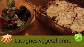 Recette n°9  Lasagnes végétaliennes  VEGAN [upl. by Suirad]