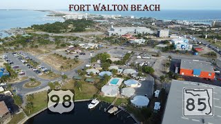 Fort Walton Beach Florida Quick Driving Tour [upl. by Yllak]