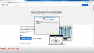 Install and setup Cura for ZONESTAR 3D Priner [upl. by Arretahs784]