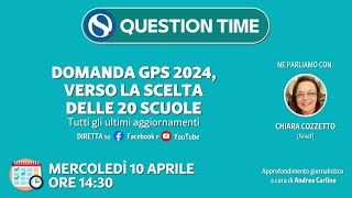 Domanda GPS 2024 verso la scelta delle 20 scuole tutti gli ultimi aggiornamenti [upl. by Annyl]