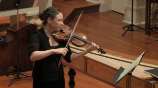 Telemann Fantasia for Violin Solo Allegro Cynthia Miller Freivogel [upl. by Hadlee]