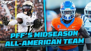 2024 PFF Midseason AllAmerican Team Ashton Jeanty Travis Hunter amp MORE [upl. by Emmalyn415]