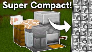 Minecraft Simple super compact Wool Farm 121 Quick tutorial [upl. by Masry202]