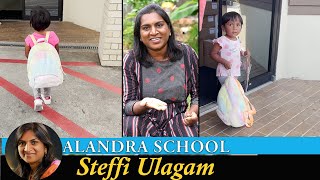 Alandras School Vlog  First week at School  Steffi Ulagam [upl. by Sheela]