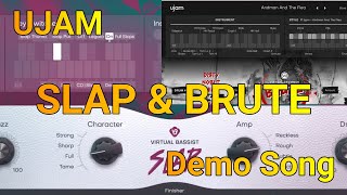 UJAM  SLAP amp BRUTE Demo Song [upl. by Ecnaiva]