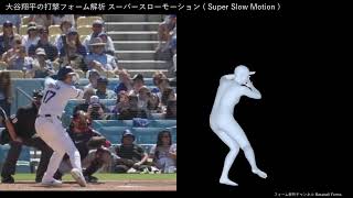 大谷翔平の打撃フォーム解析 スローモーション 2024年 第10号ホームラン 【左前方から】 [upl. by Engvall]